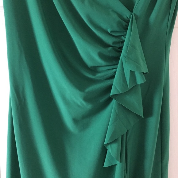Carmen Marc Valvo green dress - NWT - Picture 6 of 8